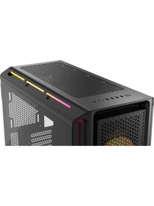 CORSAIR 5000T LX RGB Tempered Glass MT Smart Noir