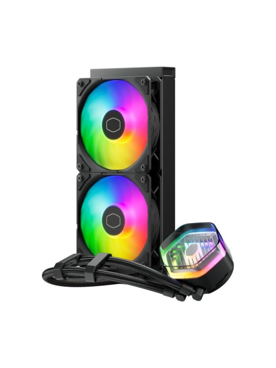 Cooler Master MasterLiquid 240 ATMOS Processeur Kit de refroidissement du liquide 12 cm Noir Cooler Master MasterLiquid 240 ATMOS Processeur Kit de refroidissement du liquide 12 cm Noir