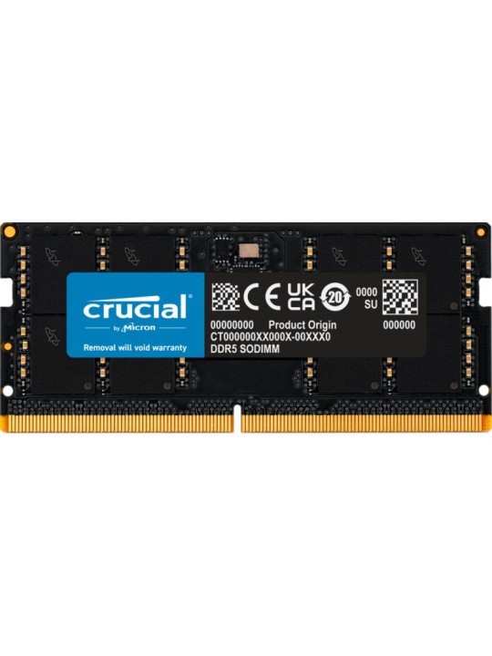 CRUCIAL SODIMM 32G (1x32G) DDR5-4800 *CT32G48C40S5