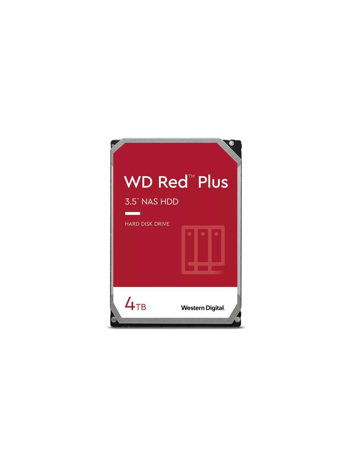 Western Digital Red Plus WD40EFPX disque dur 4 To 5400 tr/min 256 Mo 3.5" Série ATA III