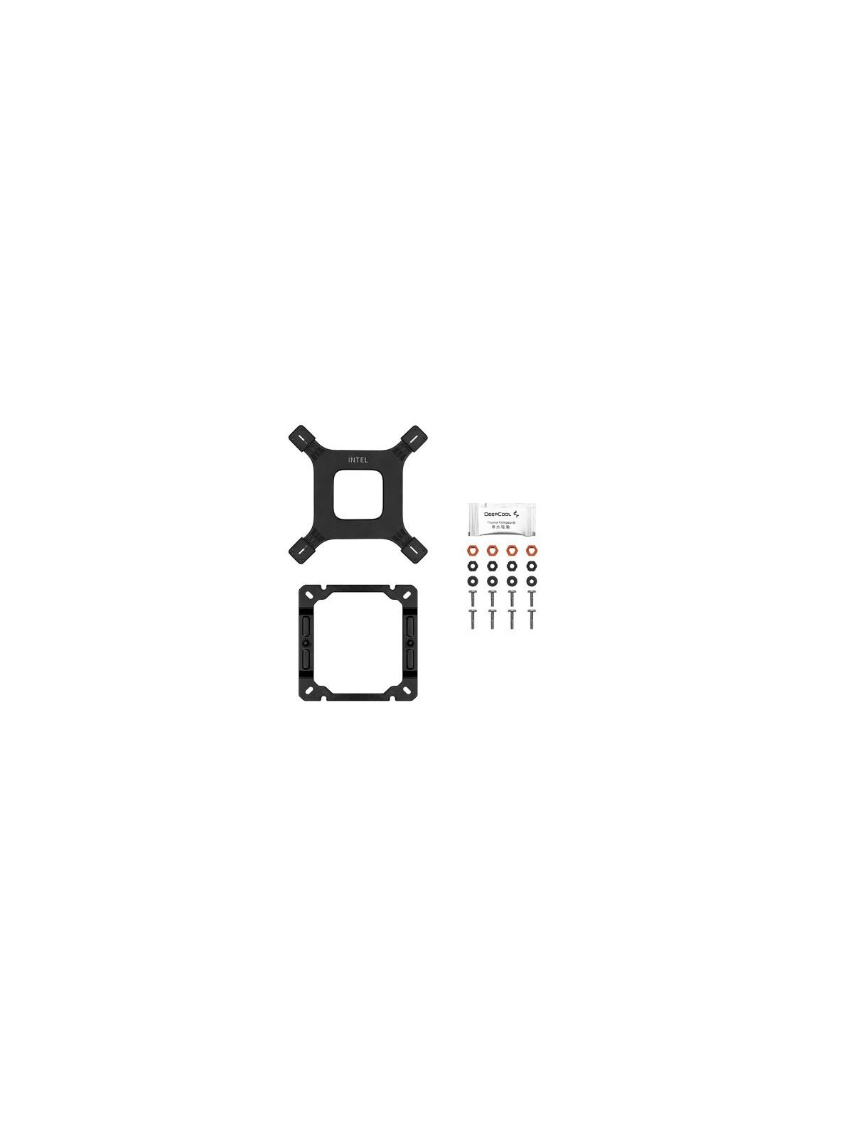 DeepCool AG400 A-RGB Processeur Refroidisseur d'air 12 cm Noir, Blanc 1 pièce(s)