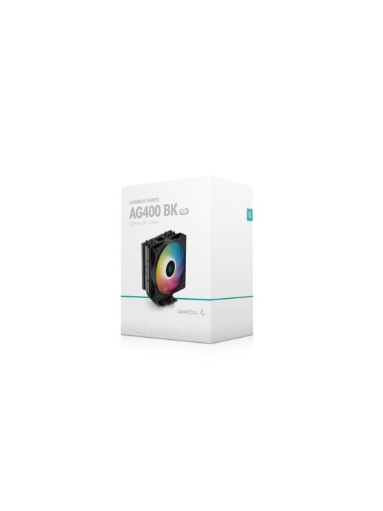 DeepCool AG400 A-RGB Processeur Refroidisseur d'air 12 cm Noir, Blanc 1 pièce(s) DeepCool AG400 A-RGB Processeur Refroidisseur d'air 12 cm Noir, Blanc 1 pièce(s)