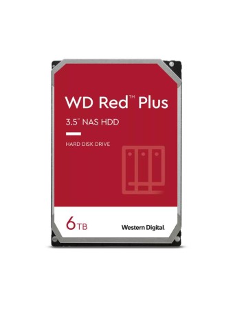 Western Digital Red Plus WD60EFPX disque dur 6 To 5400 tr/min 256 Mo 3.5" Série ATA III
