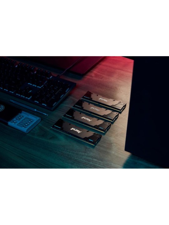 Kingston Technology FURY 32 Go 3600 MT/s DDR4 CL16 DIMM (Kits de 2) 2RX8 Renegade Black Kingston Technology FURY 32 Go 3600 MT/s DDR4 CL16 DIMM (Kits de 2) 2RX8 Renegade Black