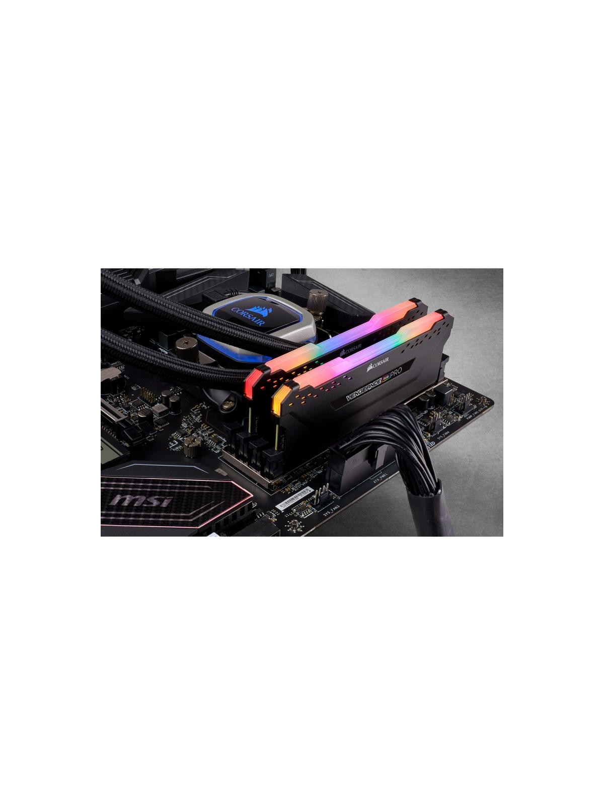 CORSAIR VENGEANCE RGB PRO SERIES 32 GO (2X16 GO) DDR4 3600 MHZ