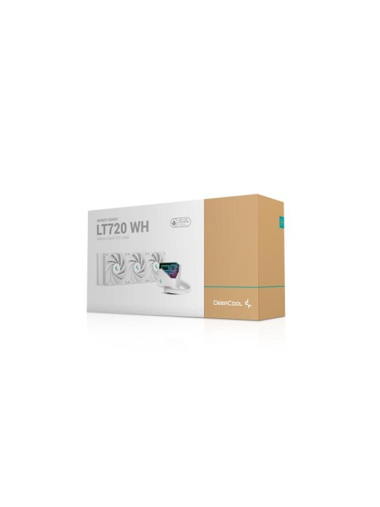 DeepCool LT720 WH Processeur Refroidisseur de liquide tout-en-un 12 cm Blanc 1 pièce(s)