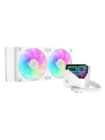 DeepCool LT240 Processeur Refroidisseur de liquide tout-en-un 12 cm Blanc 1 pièce(s)