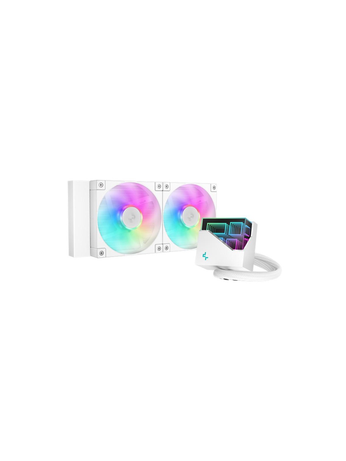 DeepCool LT240 Processeur Refroidisseur de liquide tout-en-un 12 cm Blanc 1 pièce(s)