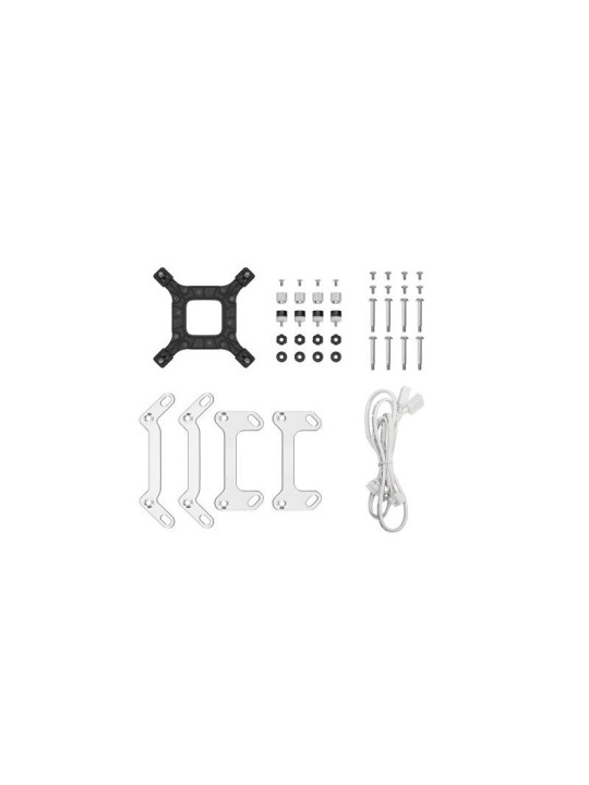 DeepCool LT240 Processeur Refroidisseur de liquide tout-en-un 12 cm Blanc 1 pièce(s)
