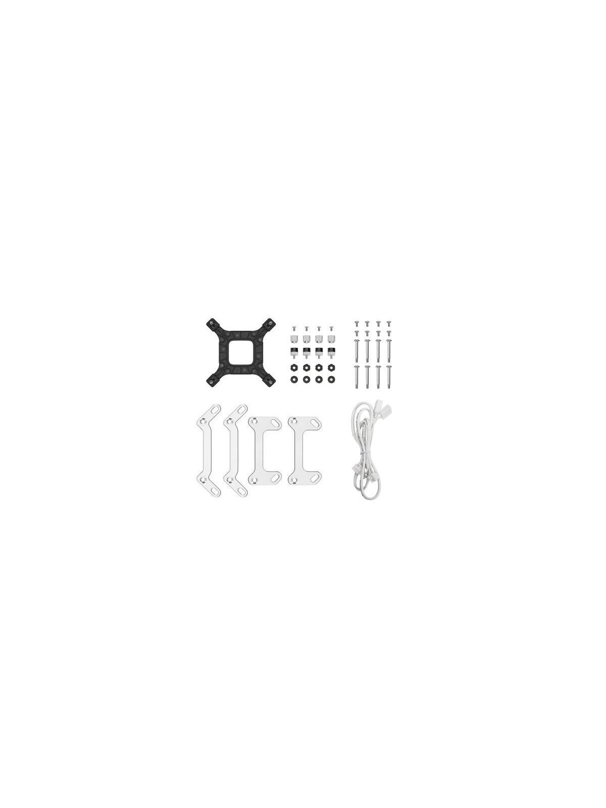 DeepCool LT240 Processeur Refroidisseur de liquide tout-en-un 12 cm Blanc 1 pièce(s)
