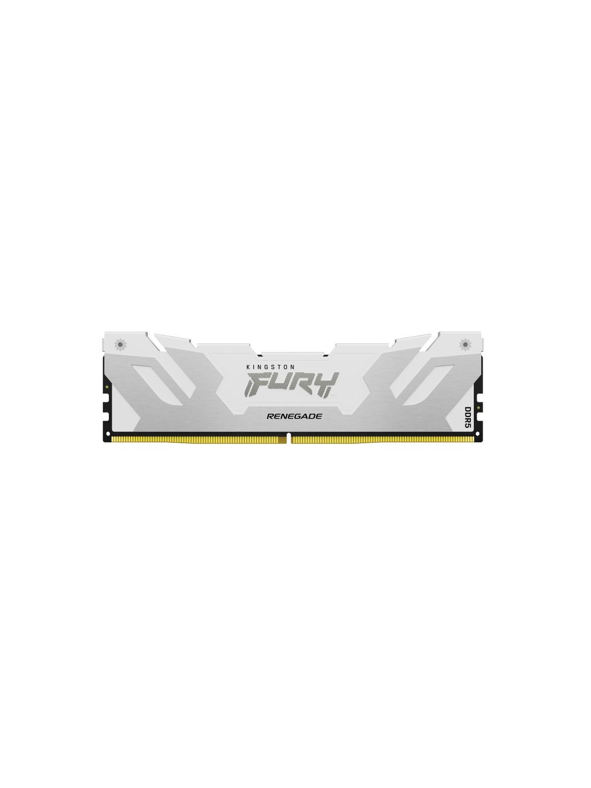 Kingston Technology FURY DIMM DDR5 CL32 32 Go 6400 MT/s (kit de 2) Renegade Blanc XMP