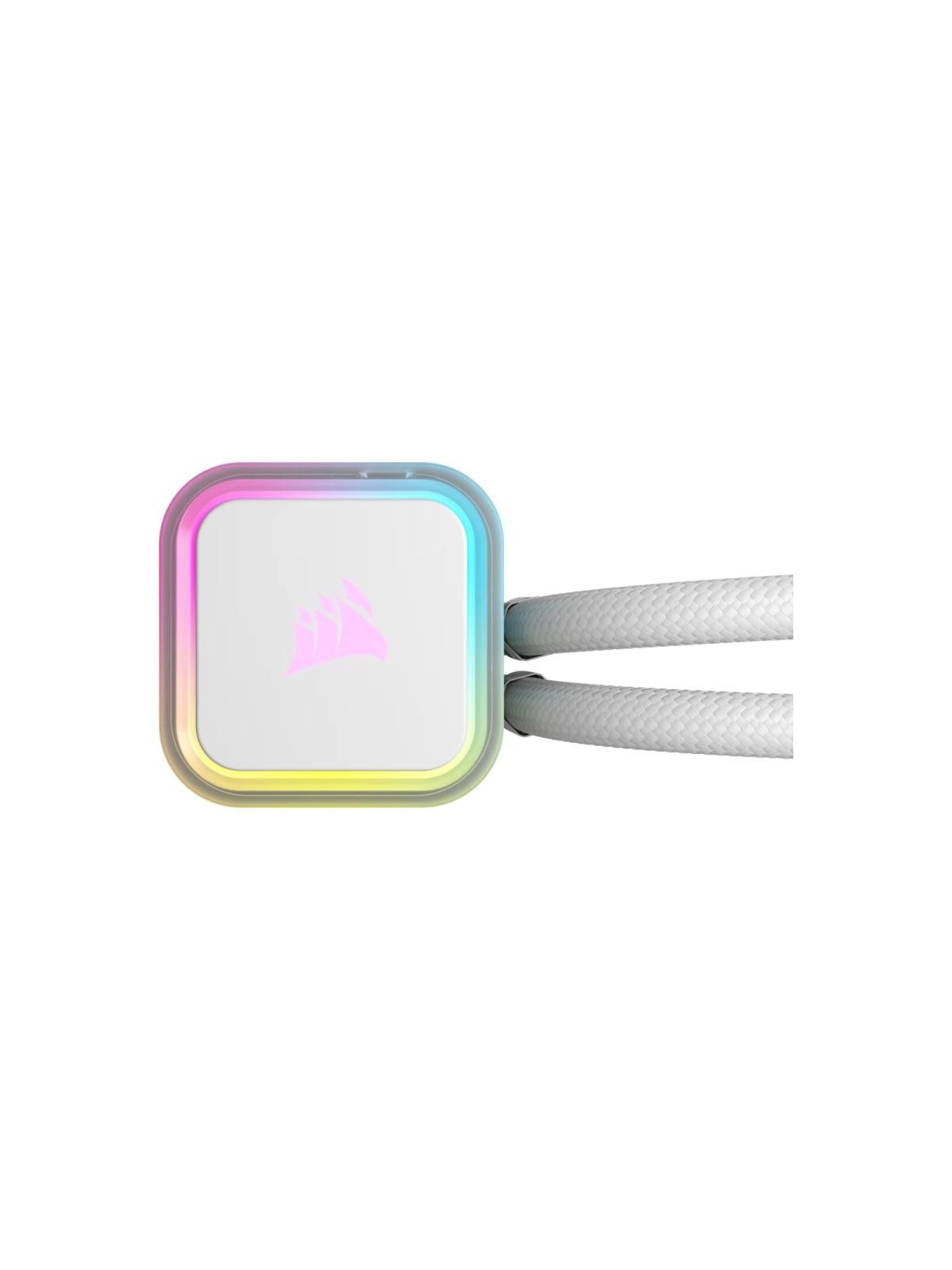 Corsair H100I Elite Processeur Refroidisseur de liquide tout-en-un 12 cm Blanc 1 pièce(s)