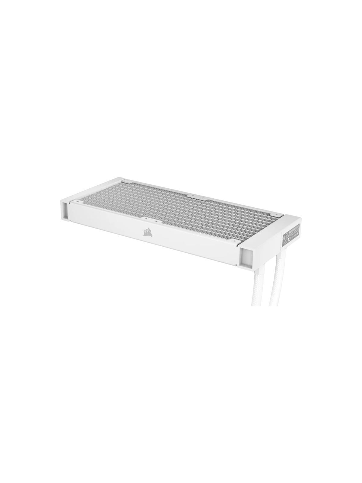 Corsair H100I Elite Processeur Refroidisseur de liquide tout-en-un 12 cm Blanc 1 pièce(s)