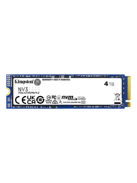 KINGSTON SSD NV3 4000G M.2 NVMe PCIe 4.0 *SNV3S/4000G