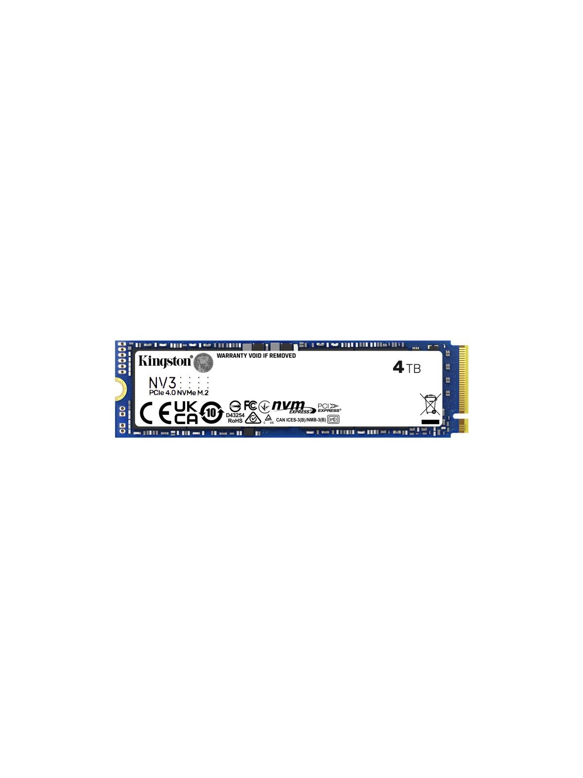 KINGSTON SSD NV3 4000G M.2 NVMe PCIe 4.0 *SNV3S/4000G