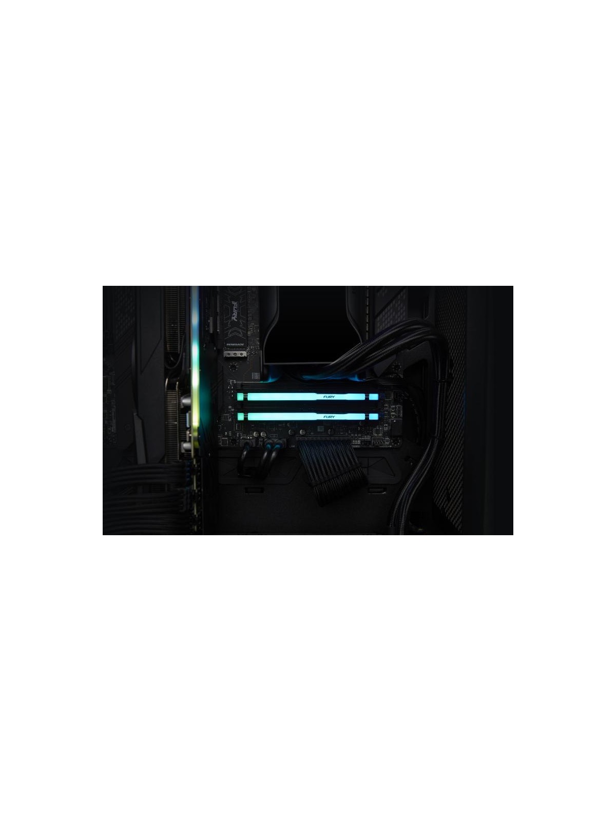 KINGSTON 16G (2x8G) D5 5200Mhz FURY BEAST RGB XMP