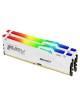 Kingston Technology FURY Beast 32GB 6000MT/s DDR5 CL36 DIMM (Kits de 2) White RGB EXPO