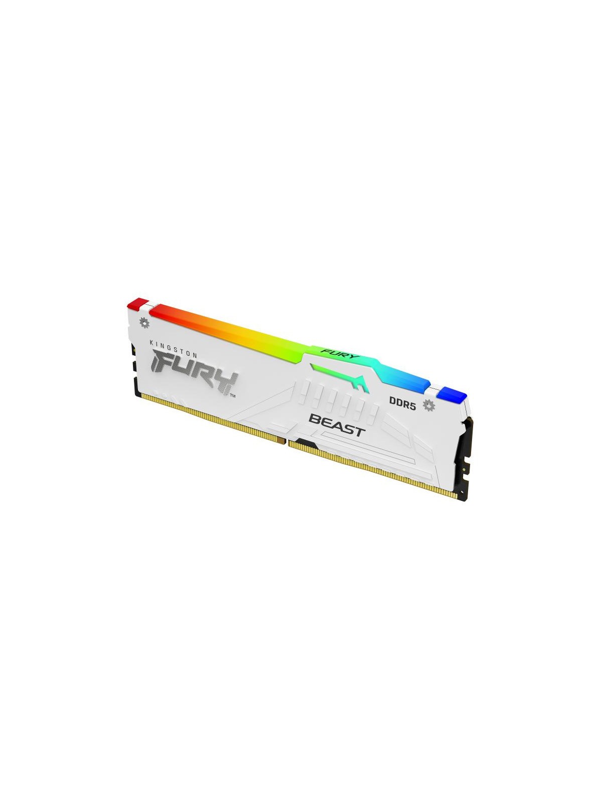 Kingston Technology FURY Beast 32GB 6000MT/s DDR5 CL36 DIMM (Kits de 2) White RGB EXPO