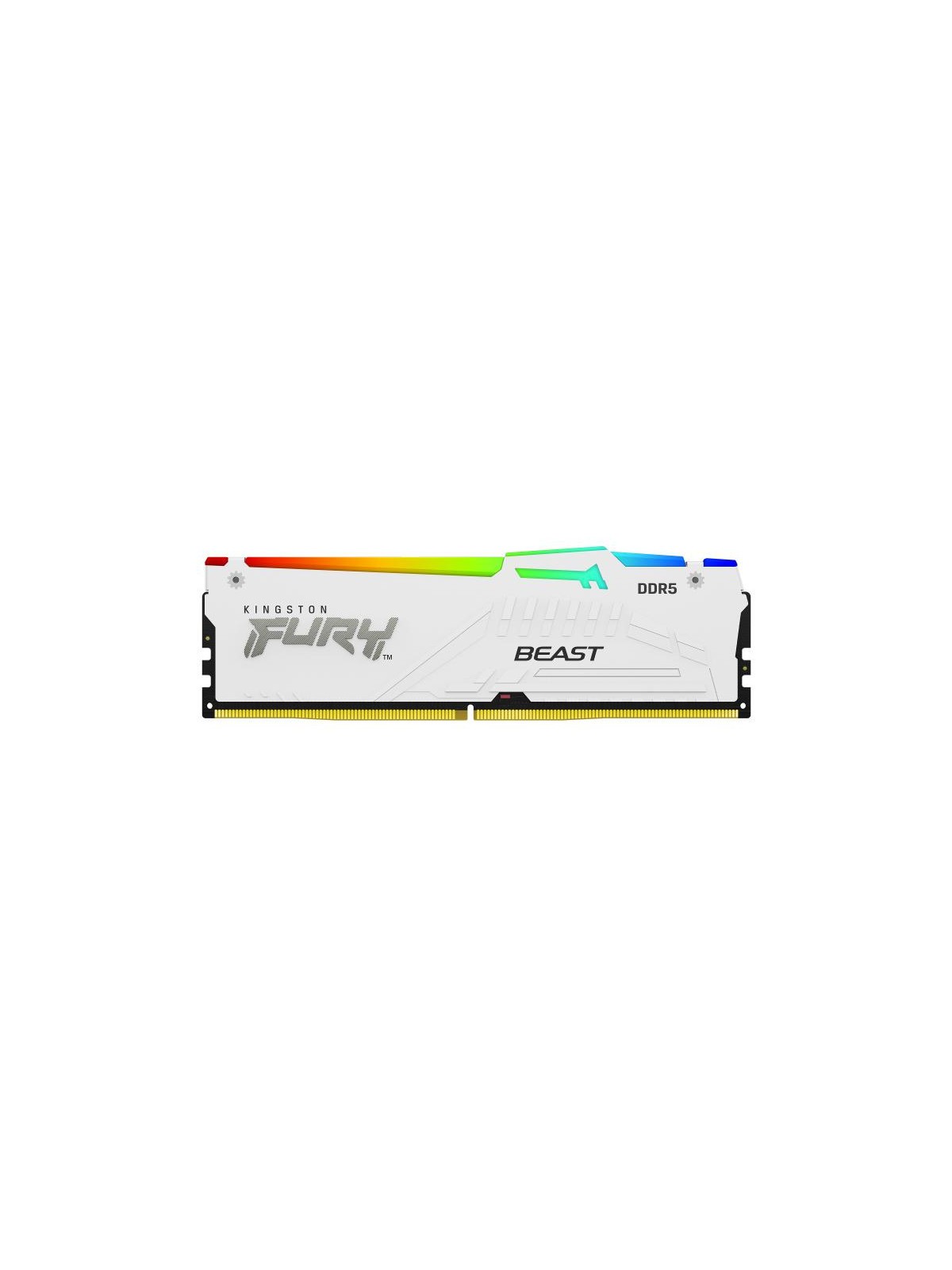 Kingston Technology FURY Beast 32GB 6000MT/s DDR5 CL36 DIMM (Kits de 2) White RGB EXPO