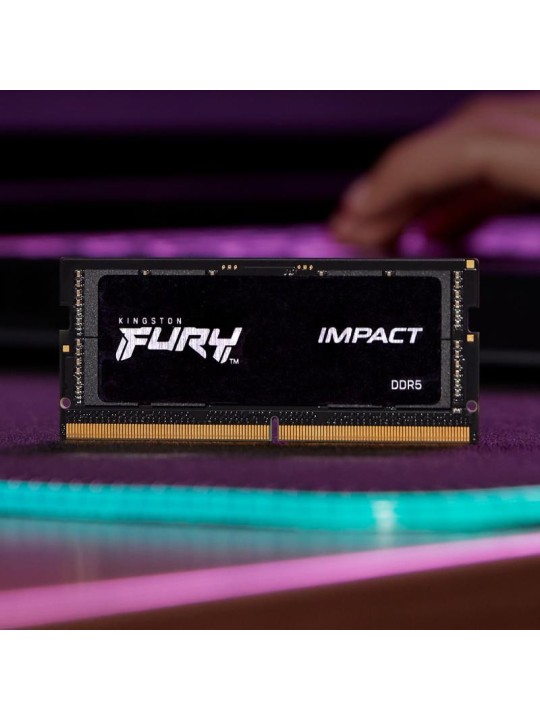 Kingston Technology FURY 32GB 6400MT/s DDR5 CL38 SODIMM (Kit de 2) Impact XMP
