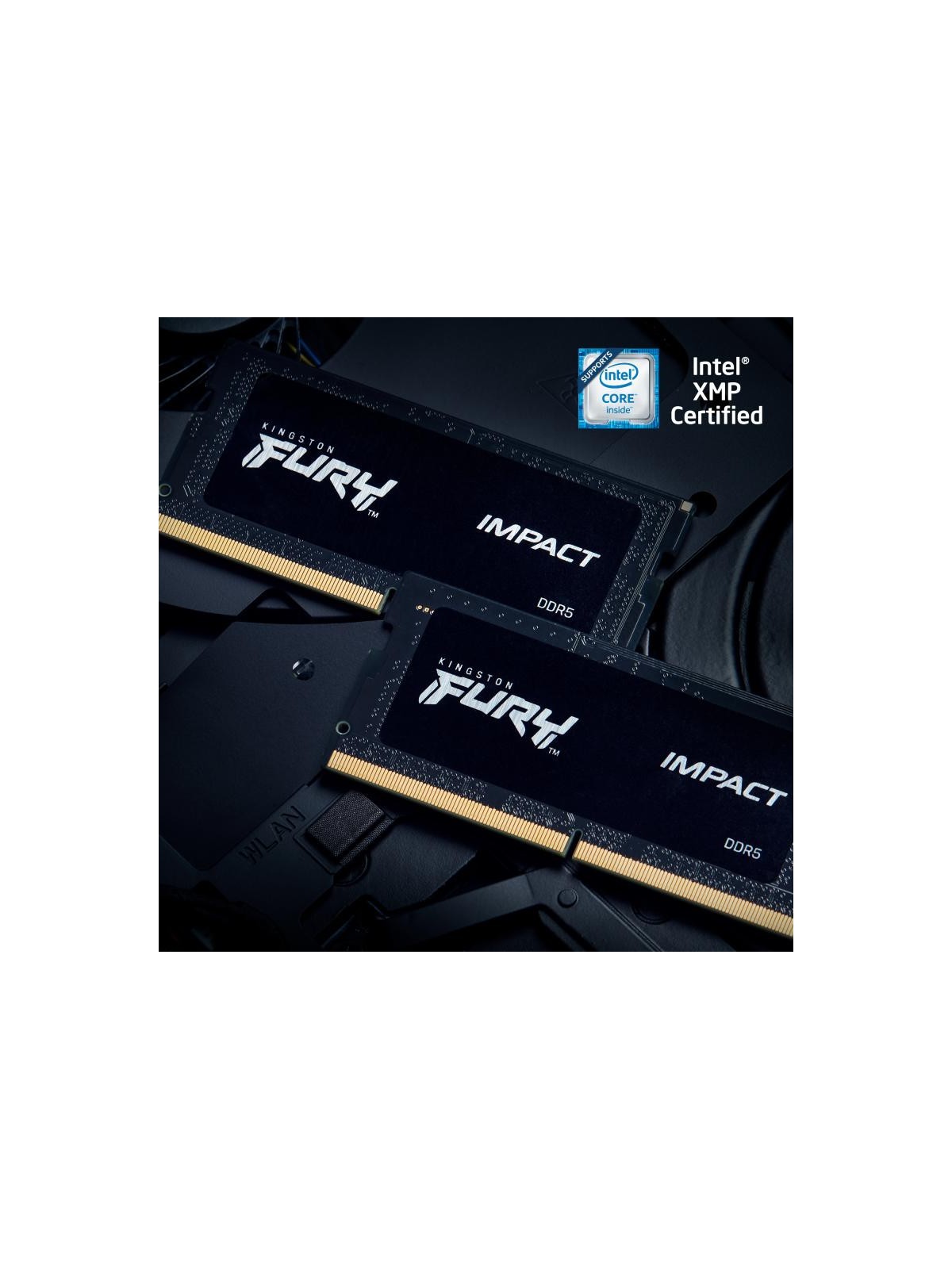 KINGSTON 16G (2x8G) SODIMM D5 4800Mhz FURY Impact Black PnP