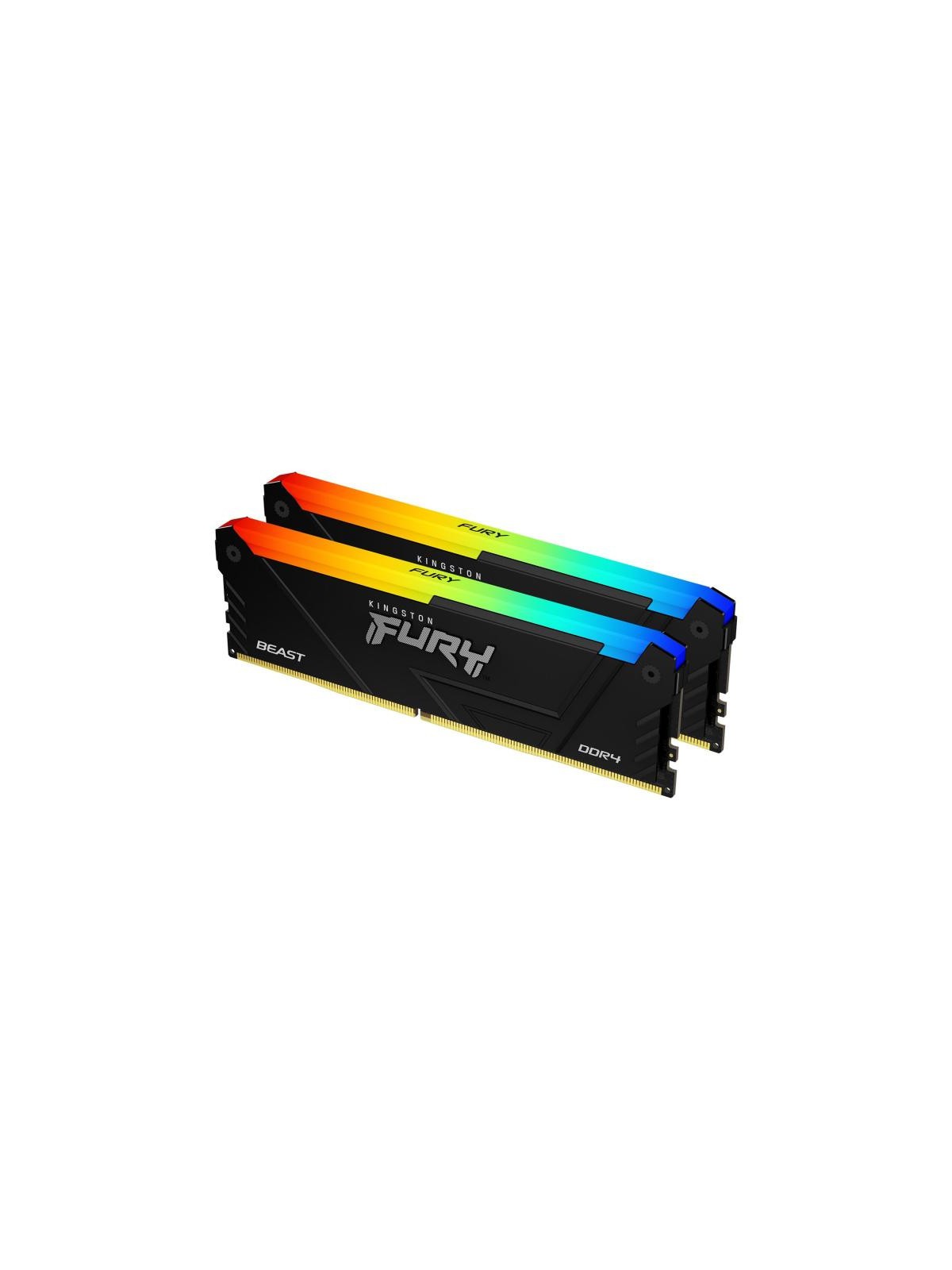 KINGSTON 16G  (2x8G) D4 3600Mhz FURY Beast Rgb*KF436C17BB2AK2/16