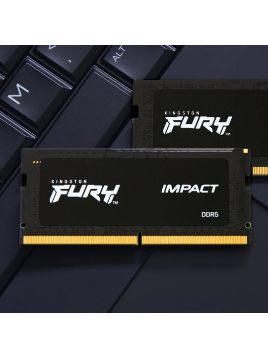 Kingston Technology FURY 16GB 6000MT/s DDR5 CL38 SODIMM Impact XMP