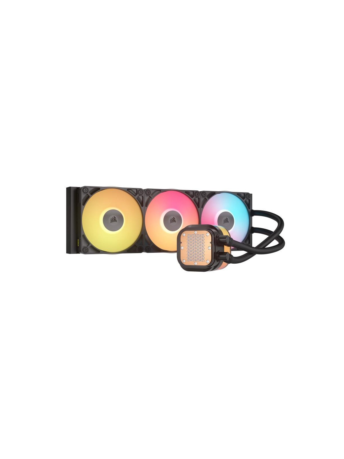 Corsair iCUE LINK TITAN 240 RX LCD Processeur Refroidisseur d'air 12 cm Noir 1 pièce(s)