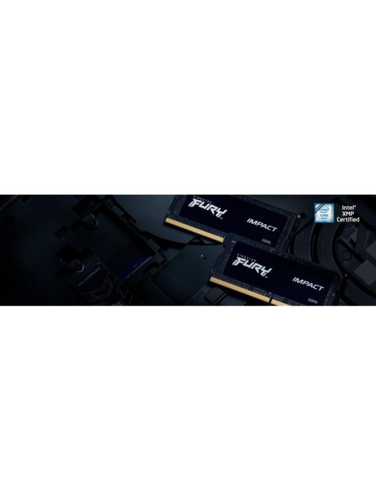 Kingston Technology FURY 32GB 6000MT/s DDR5 CL38 SODIMM (Kit de 2) Impact XMP