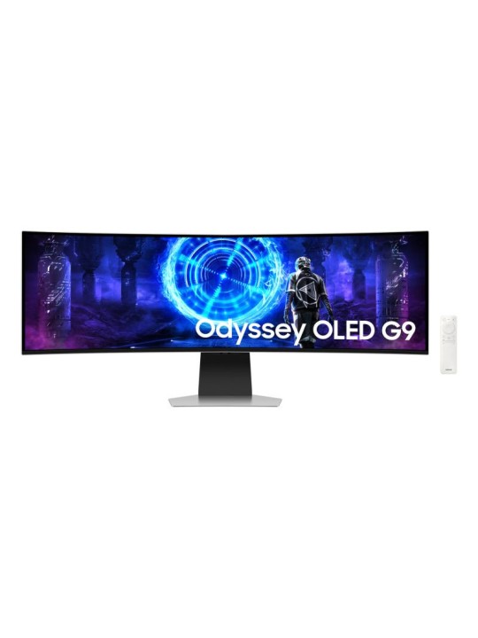 Samsung S49DG954SU écran plat de PC 124,5 cm (49") 5120 x 1440 pixels Dual QHD OLED Argent