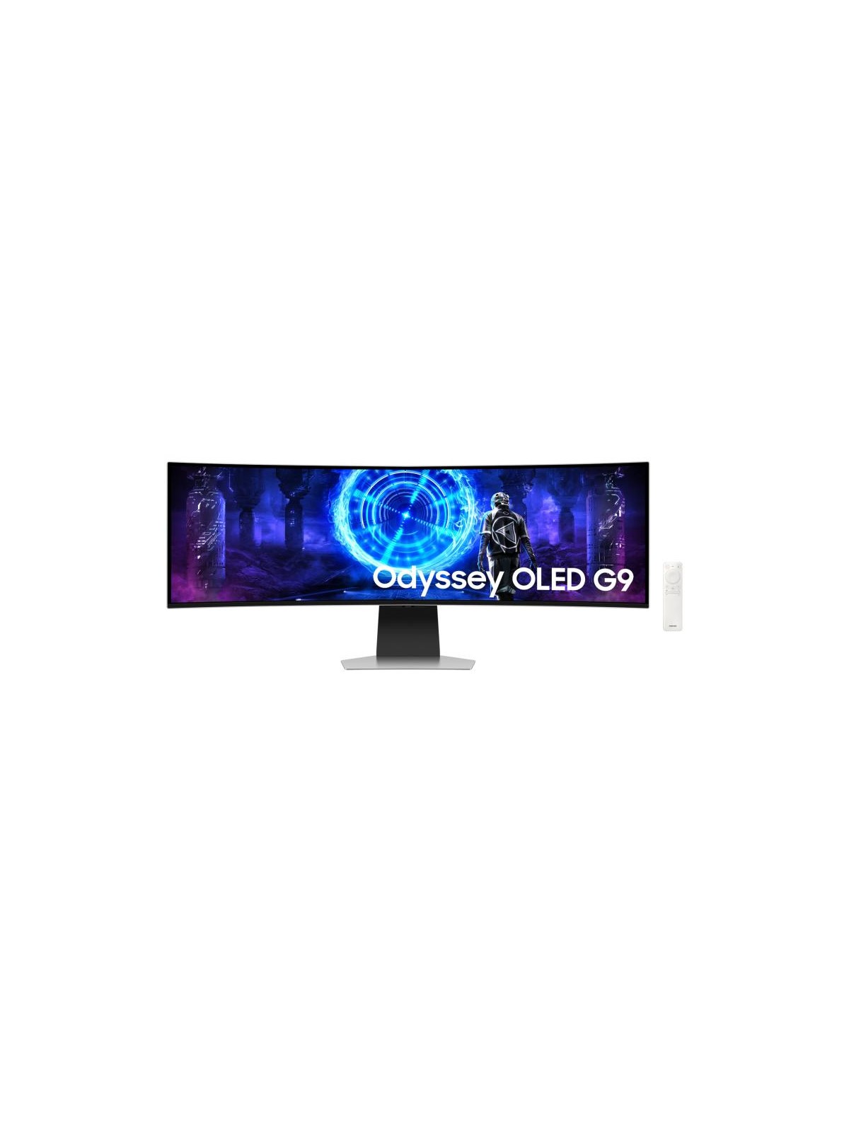 Samsung S49DG954SU écran plat de PC 124,5 cm (49") 5120 x 1440 pixels Dual QHD OLED Argent