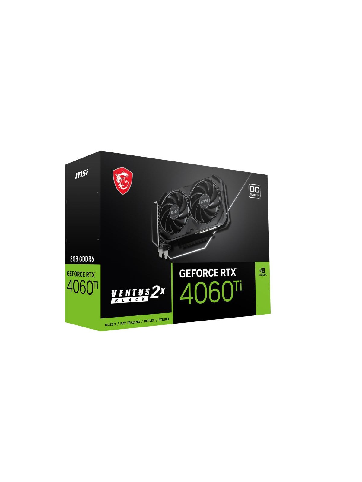 MSI GeForce RTX 4060 Ti VENTUS 2X BLACK 8G OC