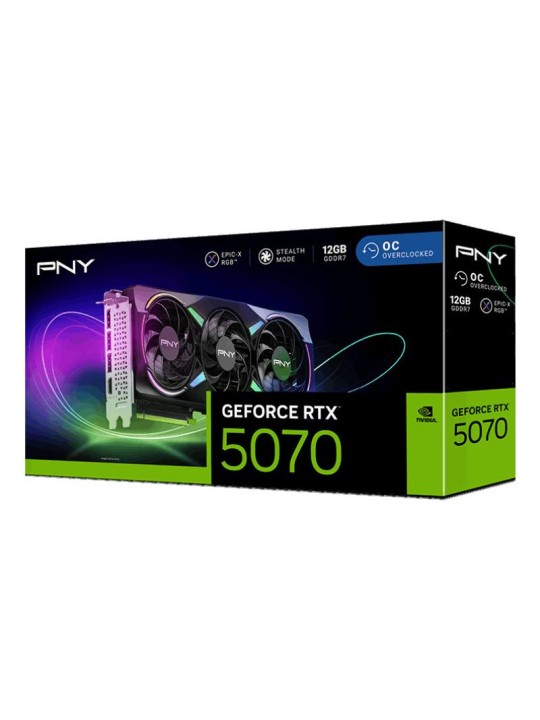 PNY GeForce RTX 5070 ARGB EPIC-X RGB Overclocked Triple Fan