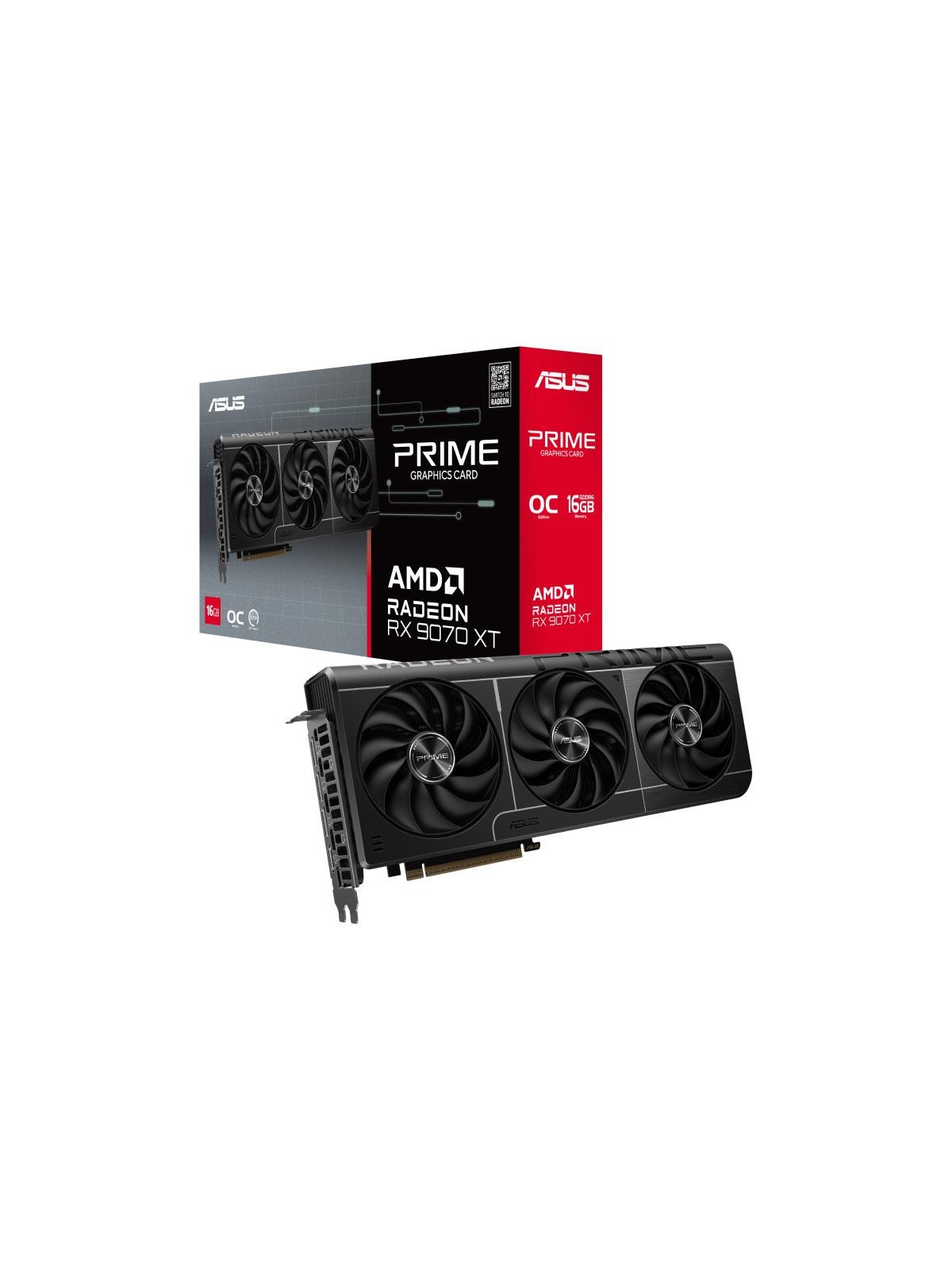 ASUS Prime Radeon RX 9070 XT OC Edition 16GB GDDR6