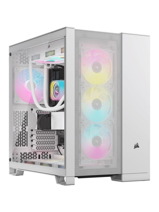 CORSAIR 6500D AIRFLOW Mid-Tower Dual Chamber PC Case-WHITE CORSAIR 6500D AIRFLOW Mid-Tower Dual Chamber PC Case-WHITE