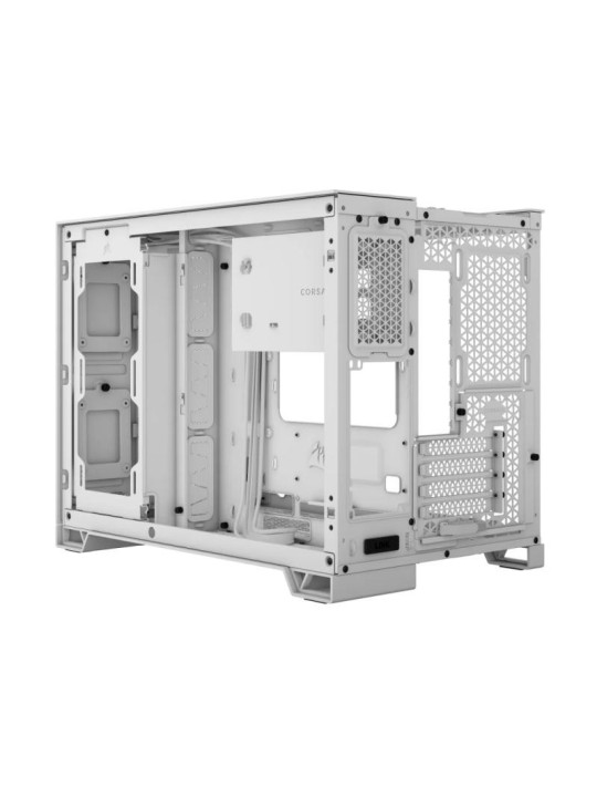 CORSAIR 2500D AIRFLOW Micro ATX Dual Chamber PC Case - White
